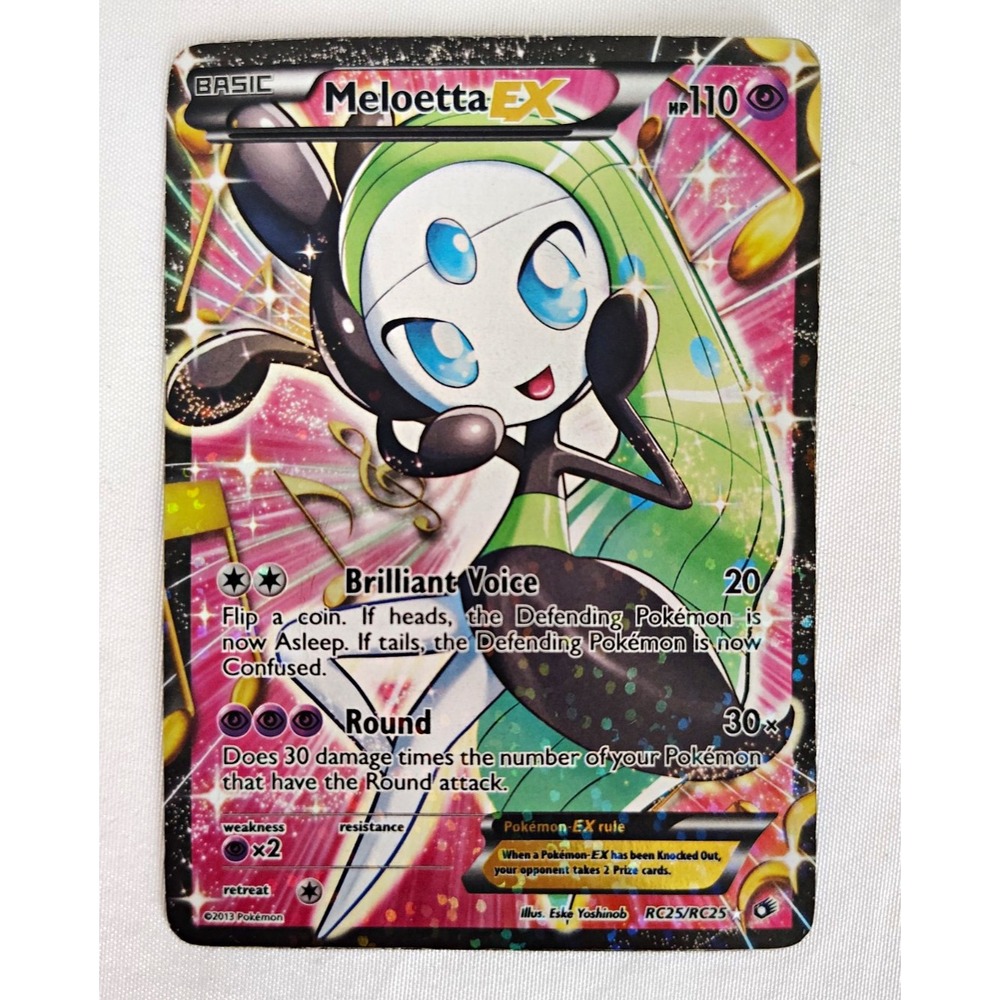 Meloetta EX (Full Art) RC25/RC25 Legendary Treasures: Radiant Collection Holo